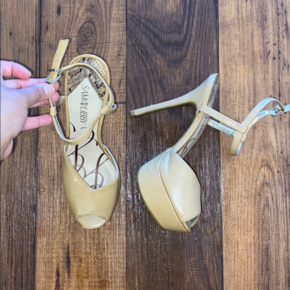 SAM & LIBBY / NUDE STILETTO PUMPS 👄